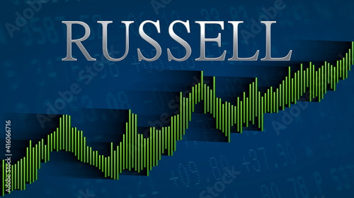 Foto The Russell US stock market index keeps rising