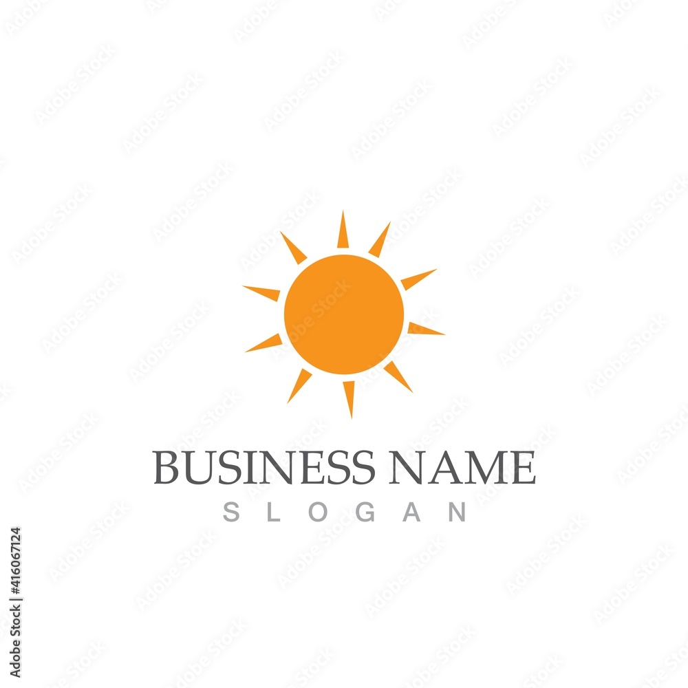 Fototapeta premium Sun Vector illustration Icon