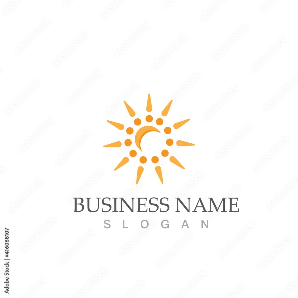 Sun Vector illustration Icon Sun Vector illustration Icon