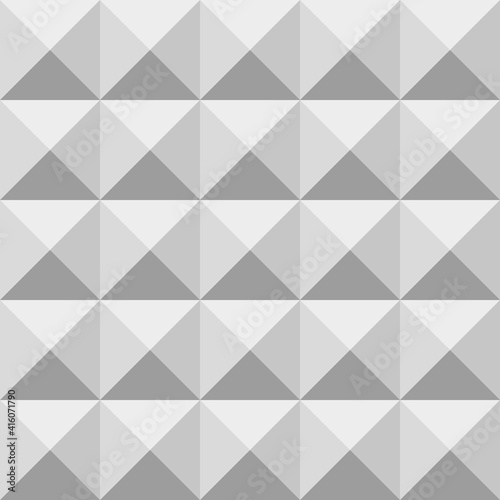 Textured abstract grey mosaic seamless background with tile. Vector illustration