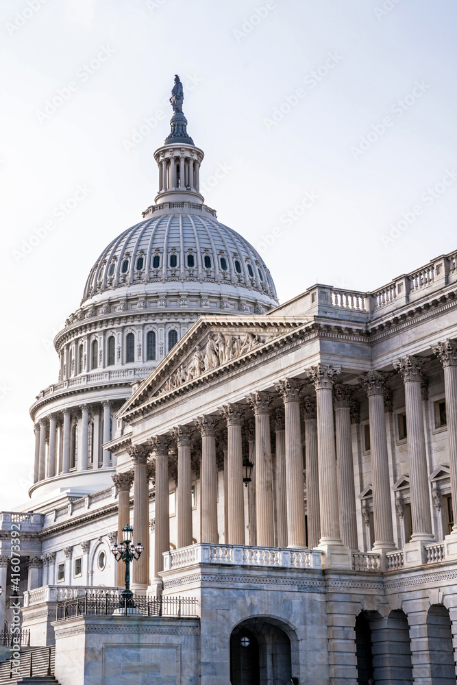 Obraz premium The US Capitol building in Washington DC