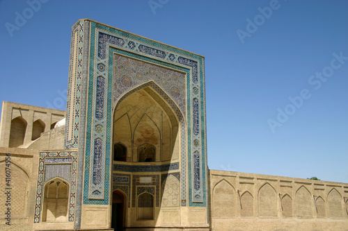 Iwan of 16th-century Kalan Mosque in Bukhara, Uzbekistan