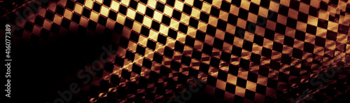 Dynamic background in grunge style. Abstract texture with shiny elements. Specific grunge execution, there is graininess, striation.