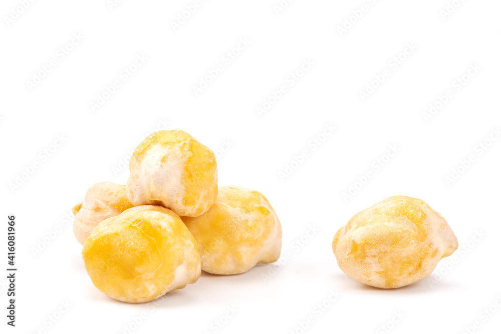 heap boiled chickpeas heap boiled chickpeas