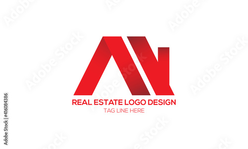 Free Download company sign red color estate logo design. - GFXLoad