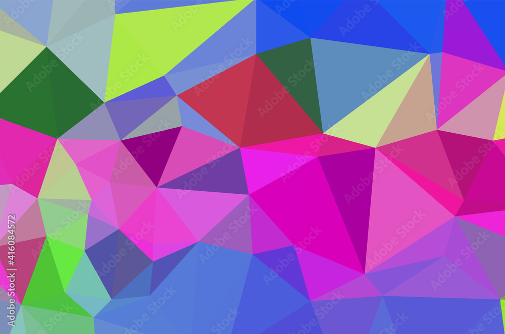 Obraz premium Colorful purple vivid polygonal triangular background pattern