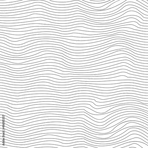 Hand Drawn Simple Straight Lines Vector Background
