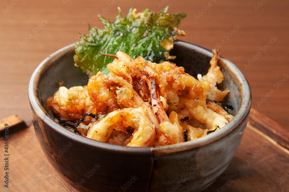 スルメイカの天丼 スルメイカの天丼