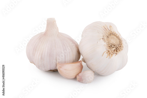 Garlic Isolated on a white background