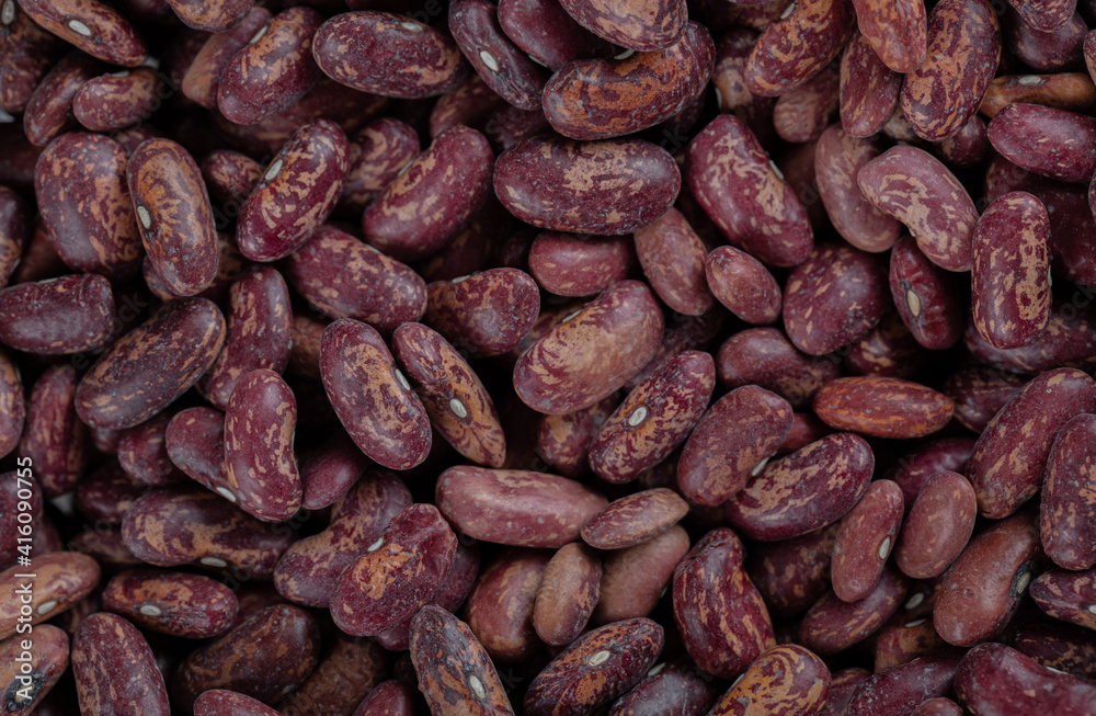 Pile of red beans in close up view Pile of red beans in close up view
