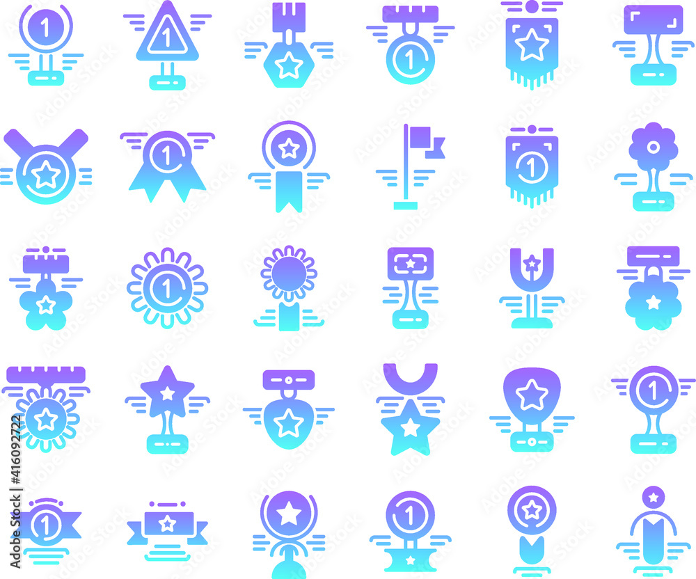 Award and Trophy Icons for businesses and websites Award and Trophy Icons for businesses and websites