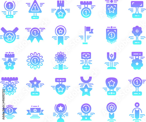 Award and Trophy Icons for businesses and websites