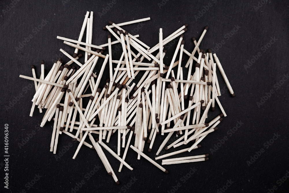Lots of wooden matches. Abstract background of new wooden matches. Lots of wooden matches. Abstract background of new wooden matches.