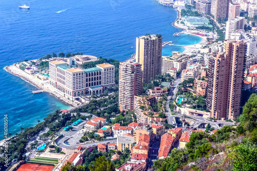 Aerial view of the Principality of Monaco © Alessio