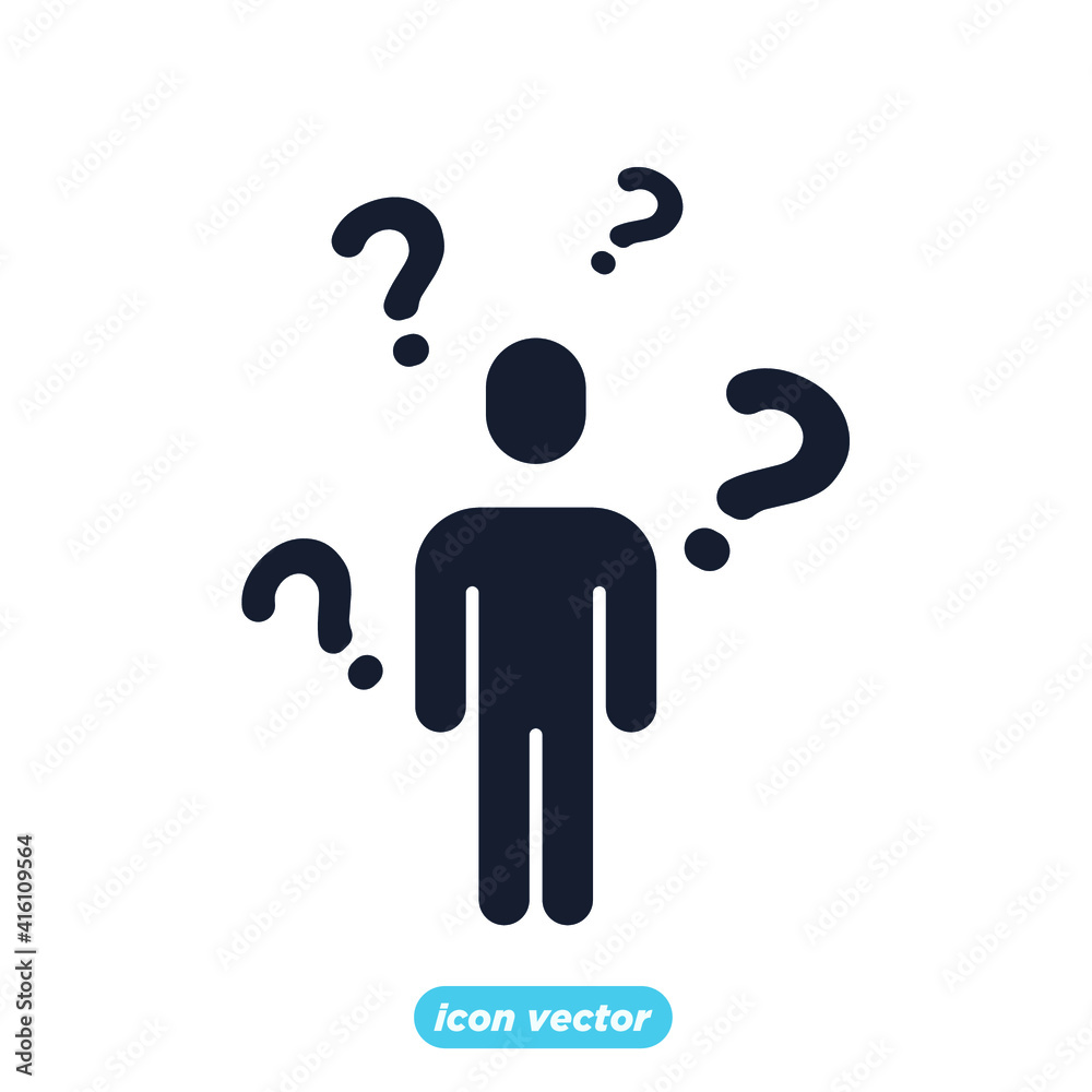 people question icon. people question symbol template for graphic and web design collection logo vector illustration people question icon. people question symbol template for graphic and web design collection logo vector illustration