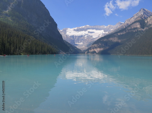 the Lake Louise, Icefields Parkway, Rocky Mountains, Alberta, Canada, August