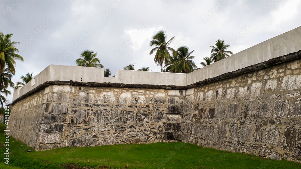 Santo Inacio de Loyola Fortress, or Tamandare Fort, in Pernambuco, Brazil