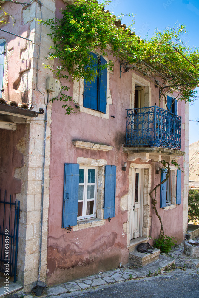 Old greek house in small village of Volimes, Zakynthos Old greek house in small village of Volimes, Zakynthos