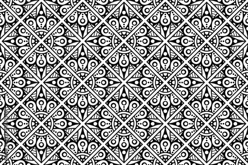 Mandala Ornament Pattern. Vintage decorative elements