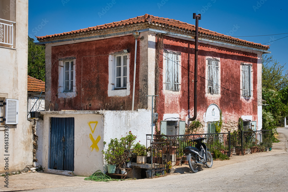 Old house on the island of Zakynthos