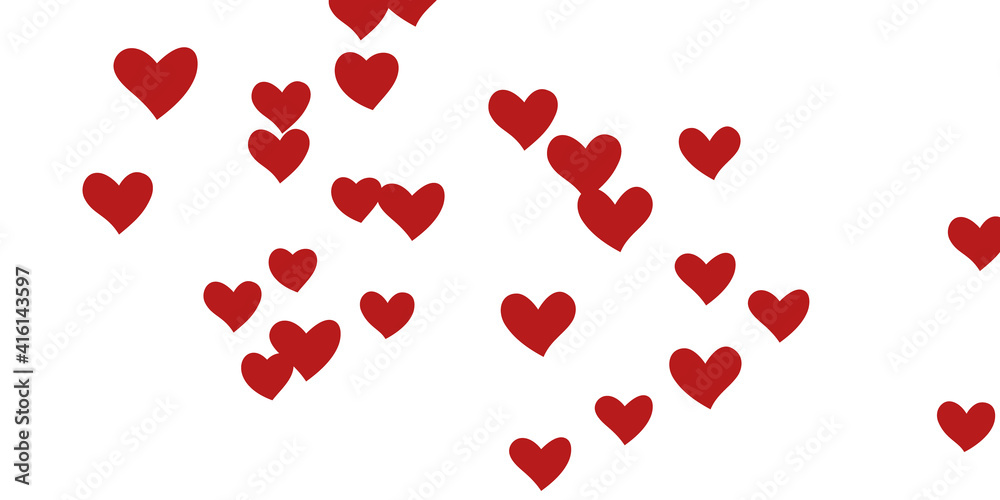 Heart confetti falling beautifully chaotically. Heart confetti falling beautifully chaotically.
