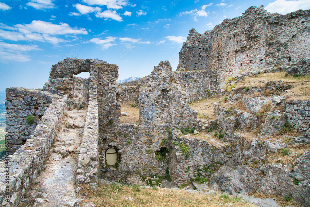 View on the Citadel of Mystras