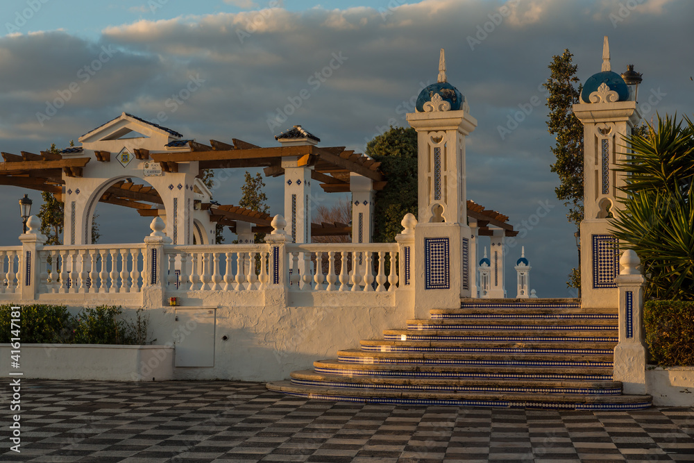Obraz premium Mirador del Castell, viewpoint, Benidorm, Alicante, spain