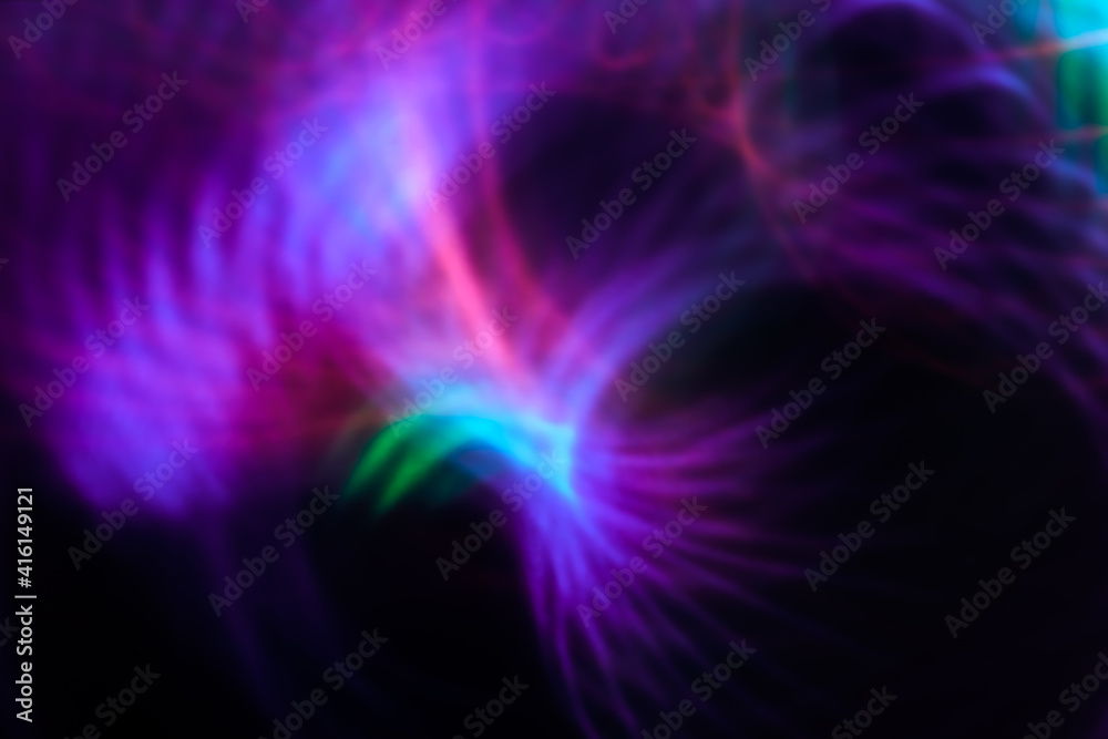 Obraz premium abstract soft motion light in the dark