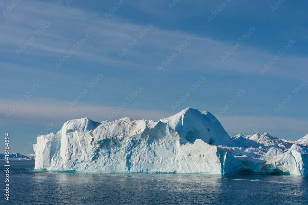 Greenland. Ilulissat. Melting iceberg.