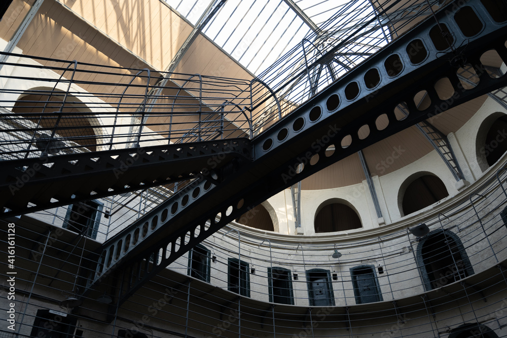 interior of historic jail interior of historic jail