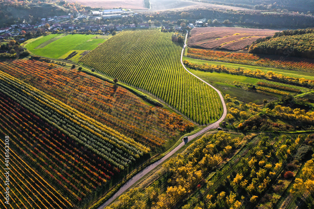 autumn landscape in South Moravia