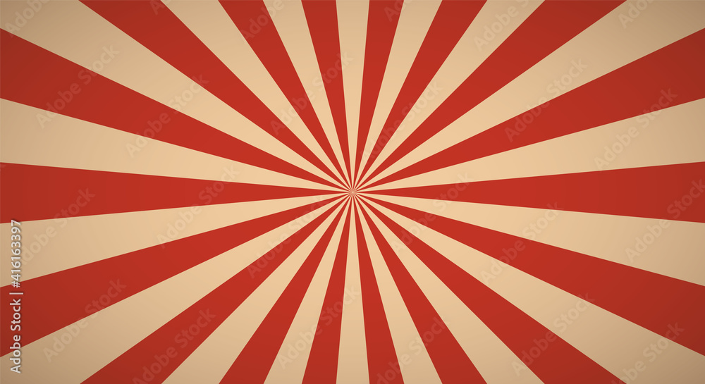 Sunburst or sun burst retro background. Retro background