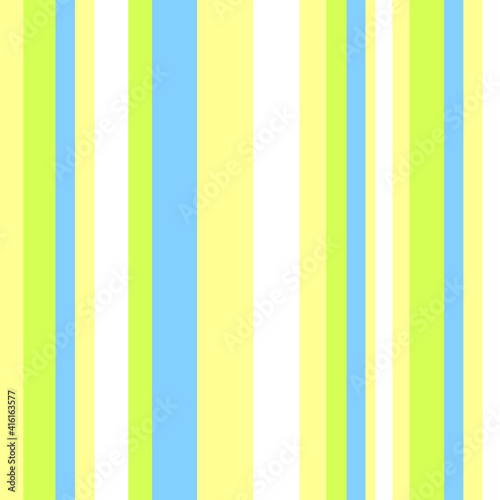 Striped pattern with stylish and bright colors. Blue, green and yellow stripes
