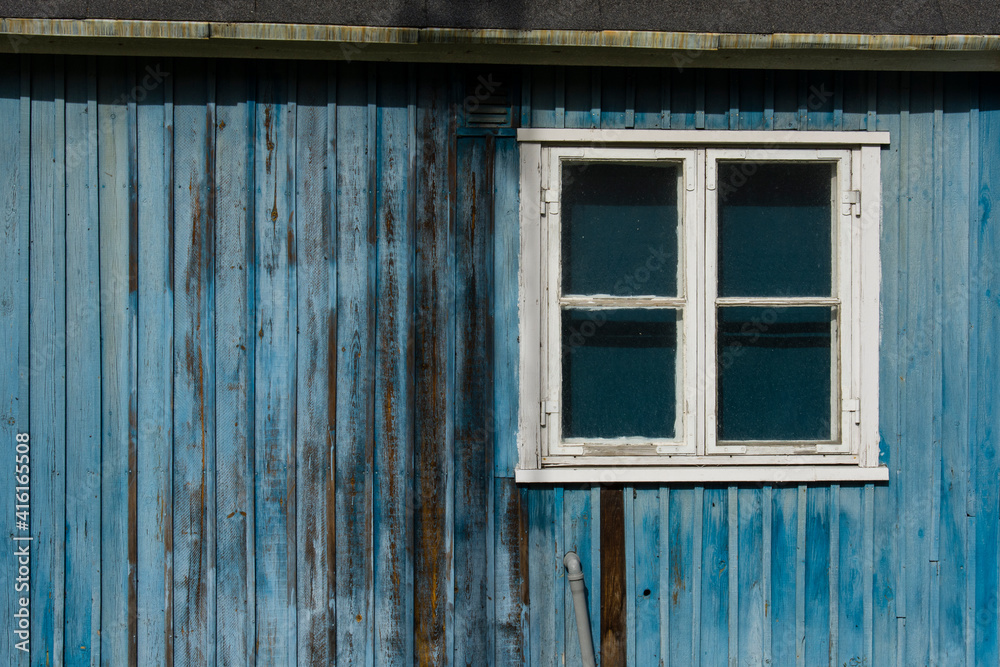 Greenland. Sisimiut. Colorful house and window. Greenland. Sisimiut. Colorful house and window.