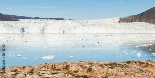 Eqip Glacier in Greenland, Danish Territory.