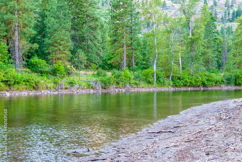 Beautiful mountain river.