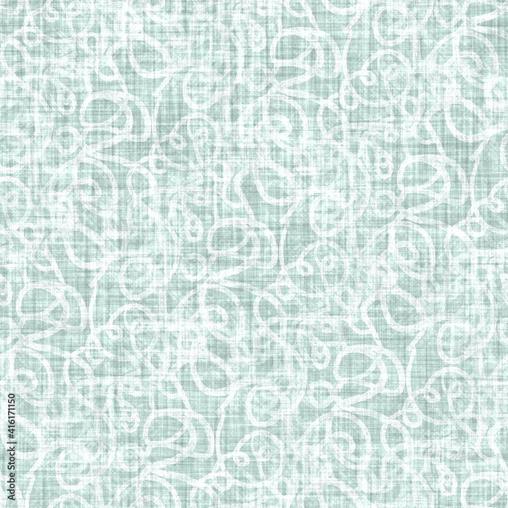 Aegean teal mottled patterned linen texture background. Summer coastal living style home decor fabric effect. Sea green wash grunge distressed blur material. Decorative textile seamless pattern Aegean teal mottled patterned linen texture background. Summer coastal living style home decor fabric effect. Sea green wash grunge distressed blur material. Decorative textile seamless pattern