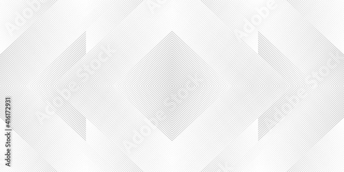 Luxury geometric seamless striped pattern. Modern vector symmetric ornament.