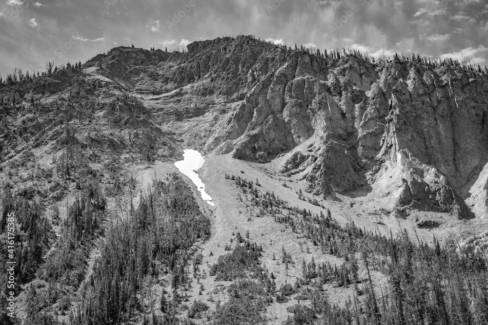 Contrast Mountains of Wyoming