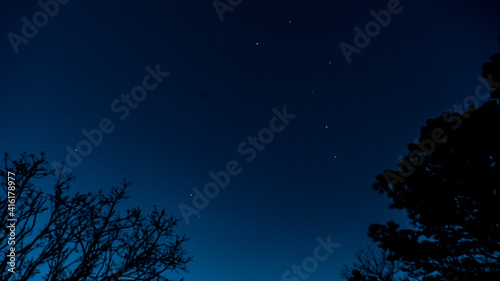 night sky with stars