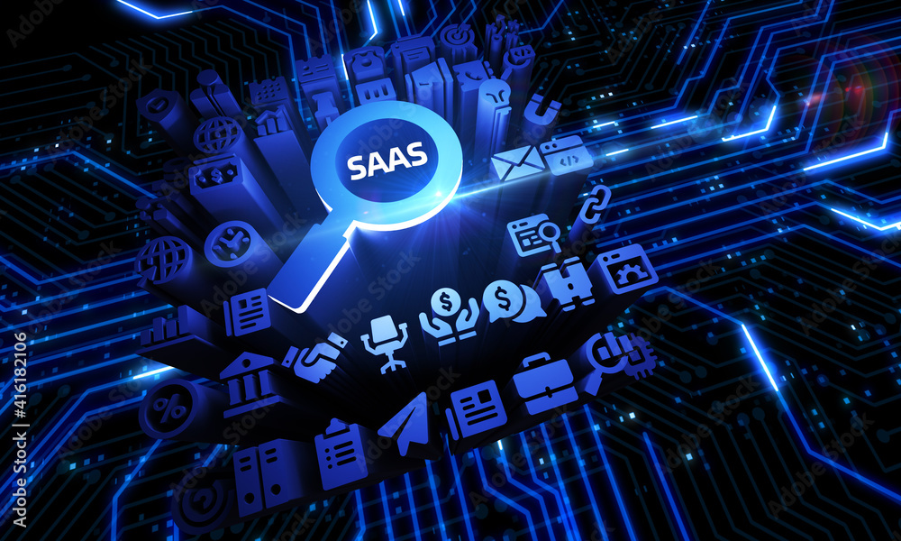 Software as a Service SaaS. Software concept. Business, modern technology, internet and networking concept. Software as a Service SaaS. Software concept. Business, modern technology, internet and networking concept.
