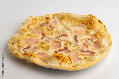 pizza on a plate