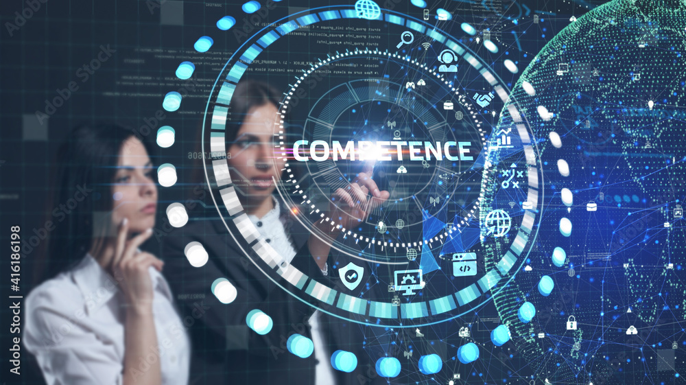 Business, Technology, Internet and network concept. Competence Skill Personal development. Business, Technology, Internet and network concept. Competence Skill Personal development.