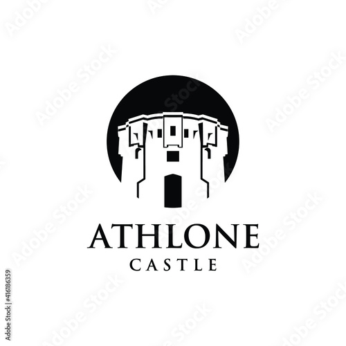 Logo for athlone castle vector .. 