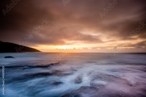 Sunrise View of Pretty Beach in Murramarang National Park