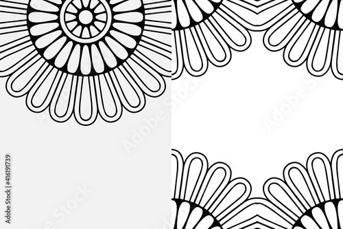 Mandala Ornament Pattern. Vintage decorative elements