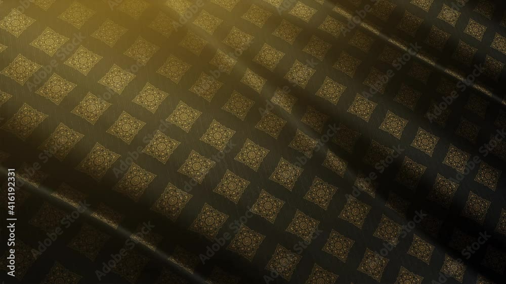 Background Animation Cloth THAI style Laithai pattern