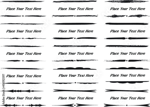 vector set: calligraphic design elements and page decoration
