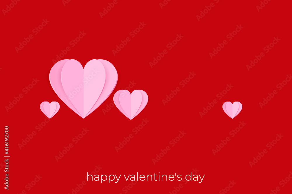 valentines day card with hearts valentines day card with hearts
