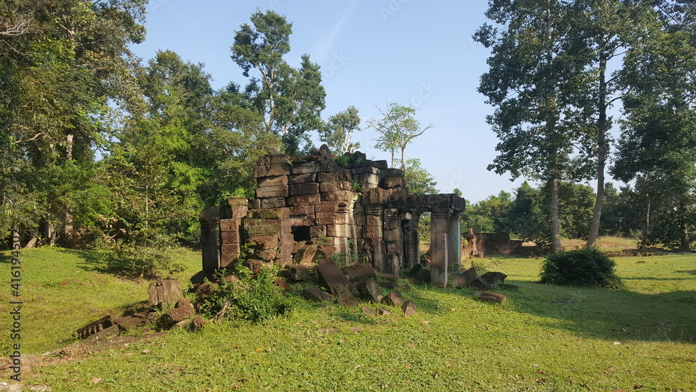 Cambodia. Banteay Prei temple is a 12th century temple built by King Jayavarman VII in the late 12th century. It was originally built as a Buddhist temple. Angkor period. Siem Reap province.